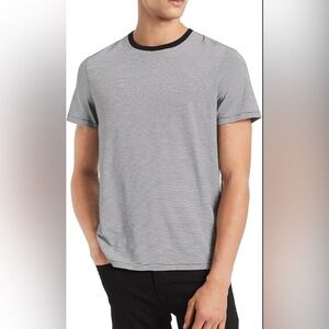 Calvin Klein Gray Striped Shirt